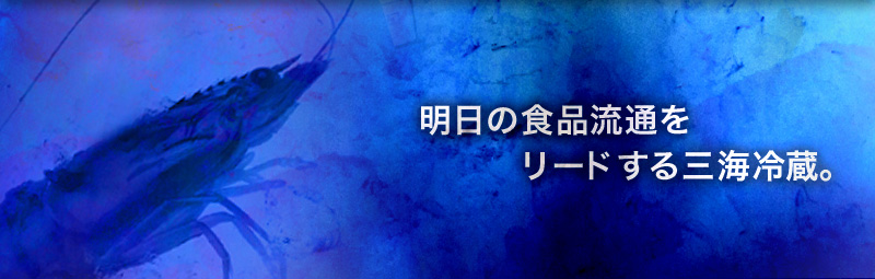 三重県伊勢市の「冷蔵倉庫」「冷凍倉庫」「製氷」企業。明日の食品流通をリードする三海冷蔵。